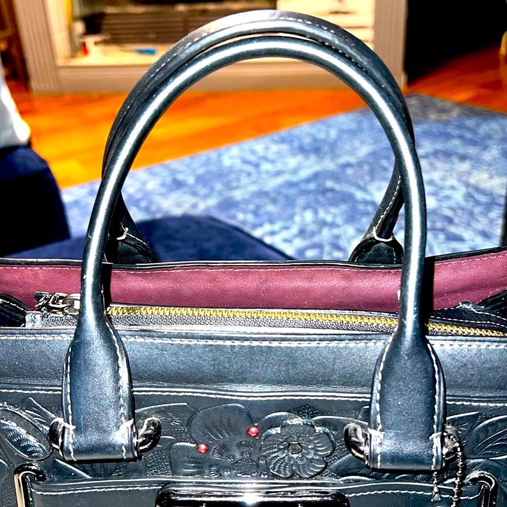 Coach #11854 Swagger 27 With Tea Rose Tooling - Picture 9 of 16